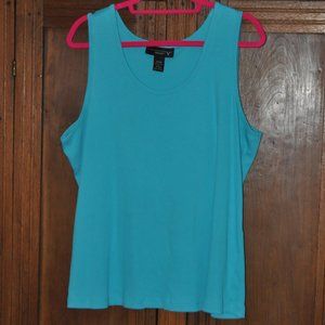 100% Cotton Tank Top Blue